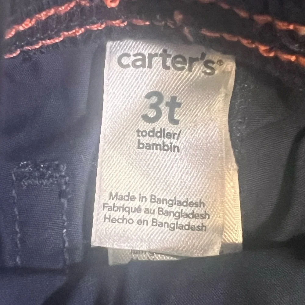 Carter’s Navy Jogger Pants Toddler NWT Elastic Waist Playwear 3T